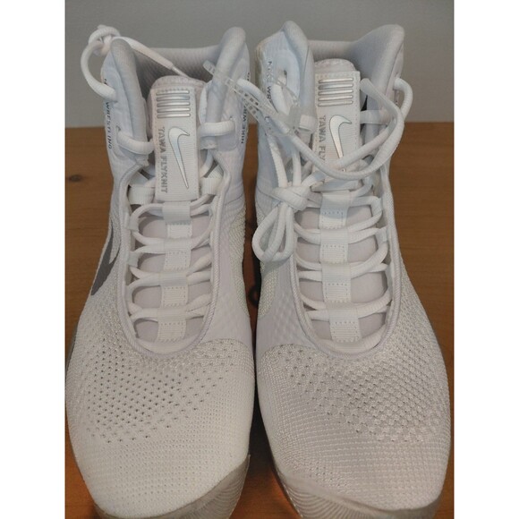 Nike Tawa Flyknit Wrestling Shoes White Silver CI2952-100 Men\'s Sizes 10.5, 11 main image 8